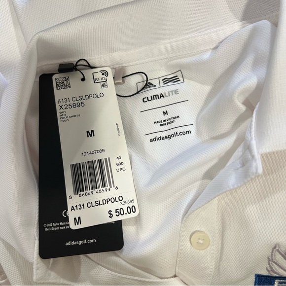 NWT Adidas Yuengling Flight 3 Button Golf Shirt.  Women's Size M. - Picture 8 of 15